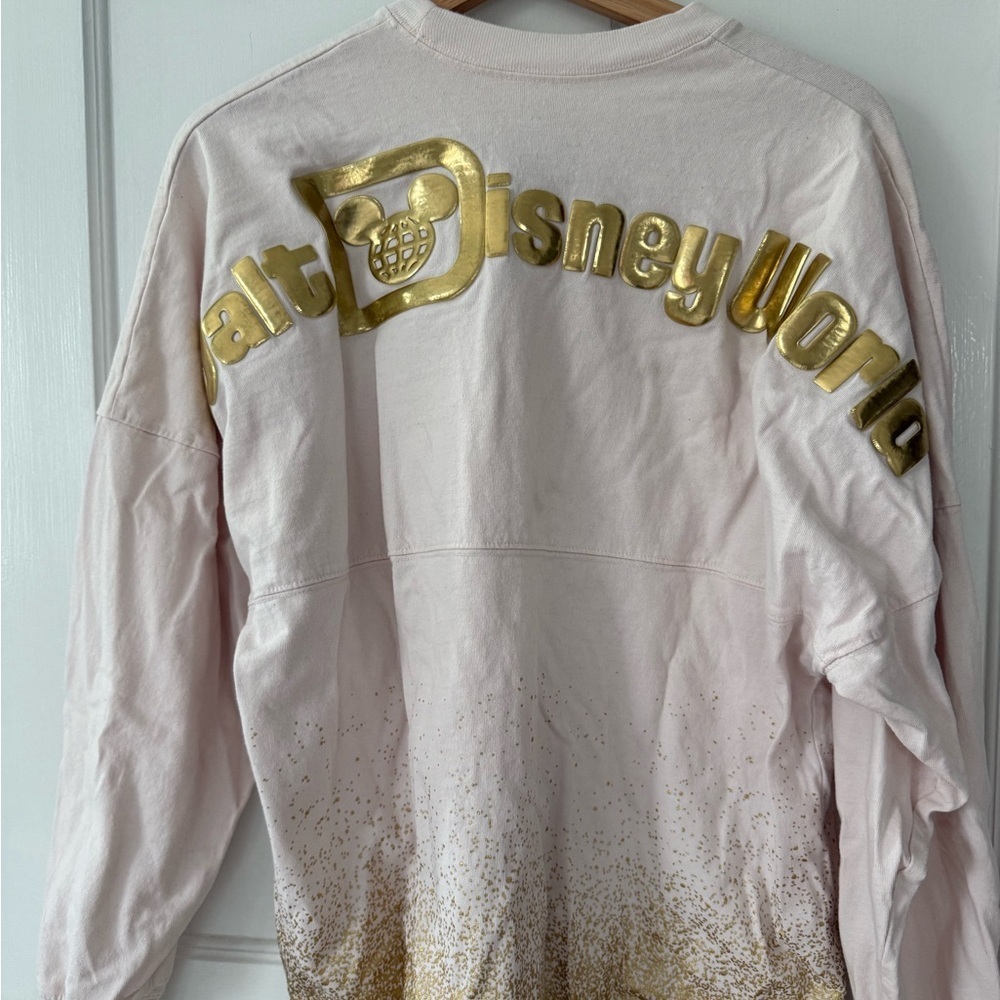 Disney World Parks Spirit Jersey New Year’s Eve Champagne Pink Gold 21/22 Medium